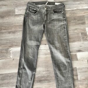 rag & bone Women's Charcoal Skinny Jeans